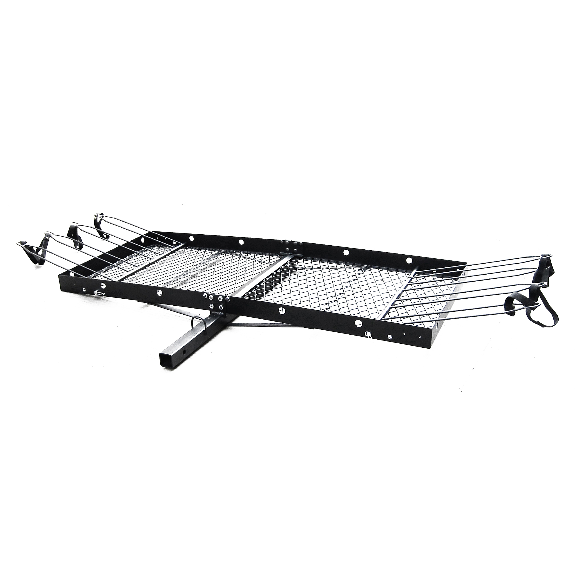 Tow Tuff, Steel Cargo Carrier w/Bike Rack, Bike Capacity 4 Load Capacity 500 lb, Model# TTF-2762KR